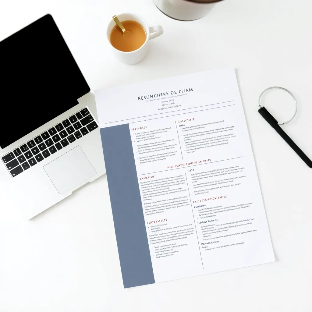 Overzicht van de structuur van een Nederlands CV met duidelijke secties