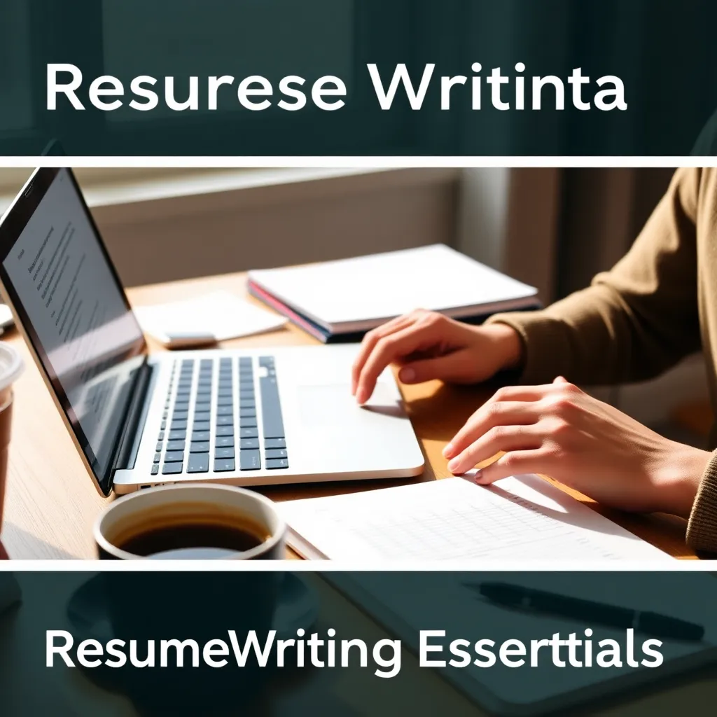 Persoon schrijft een motivatiebrief op laptop